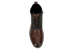 Franco Fortini Mens James Lace-up Boot - Brown -Shoe Shop US 01 502008 05