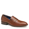 Johnston & Murphy Mens Stockton Penny Loafer Oxford - Dark Tan -Shoe Shop US 01 502051 00