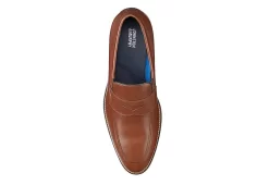 Johnston & Murphy Mens Stockton Penny Loafer Oxford - Dark Tan -Shoe Shop US 01 502051 05