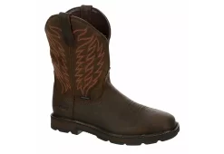 Ariat Mens Groundbreaker Waterproof Work Boot - Brown