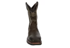 Ariat Mens Workhog Waterproof Work Boot - Brown -Shoe Shop US 01 502085 02