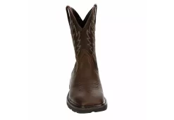 Ariat Mens Groundbreaker Western Work Boot - Brown -Shoe Shop US 01 502086 02