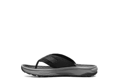 Florsheim Mens Tread Lite Flip Flop Sandal - Black -Shoe Shop US 01 502189 03