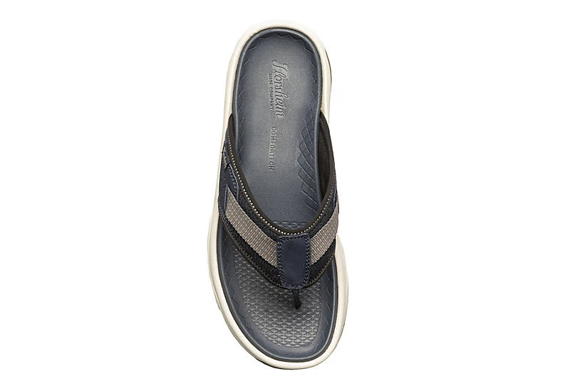 Florsheim Mens Tread Lite Flip Flop Sandal - Navy 8 Florsheim Mens Tread Lite Flip Flop Sandal - Navy - Image 6
