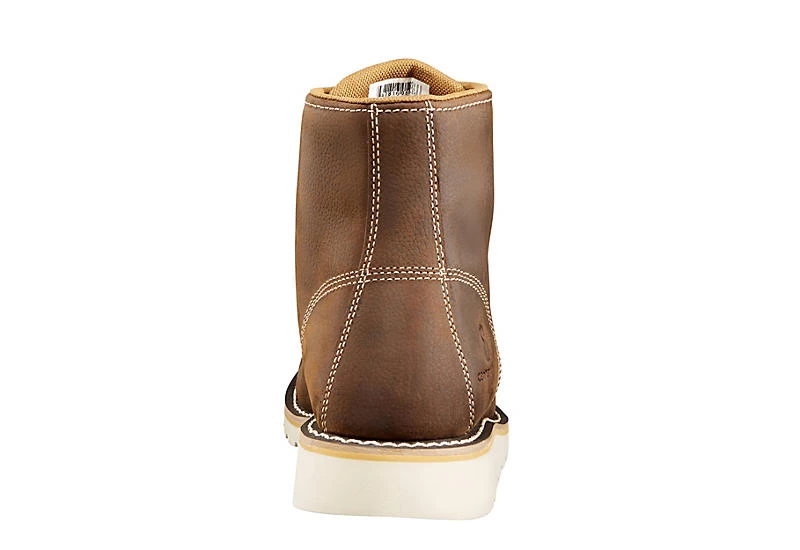 Carhartt Mens Waterproof 6-inch Moc Toe Wedge Boot - Brown 6 Carhartt Mens Waterproof 6-inch Moc Toe Wedge Boot - Brown - Image 4