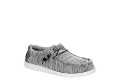 Heydude Mens Wally Slip On Sneaker - Pale Grey
