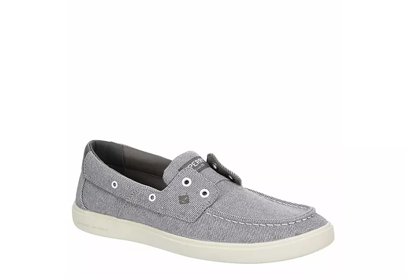Sperry Mens Outer Banks Boat Shoe - Grey 3 Sperry Mens Outer Banks Boat Shoe - Grey
