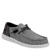 Heydude Mens Wally Slip On Sneaker - Grey