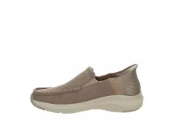 Skechers Mens Slip-ins Parson Slip On Sneaker - Brown -Shoe Shop US 01 502297 03
