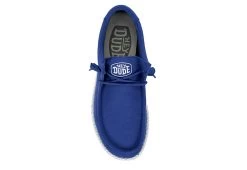 Heydude Mens Wally Slip On Sneaker - Blue 14 Heydude Mens Wally Slip On Sneaker - Blue -Shoe Shop US 01 502319 05