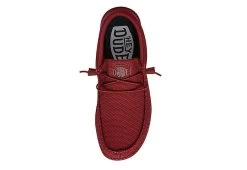 Heydude Mens Wally Slip On Sneaker - Red -Shoe Shop US 01 502323 04