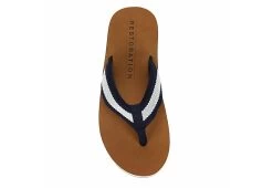 Restoration Mens Marina Flip Flop Sandal - Navy -Shoe Shop US 01 502361 05