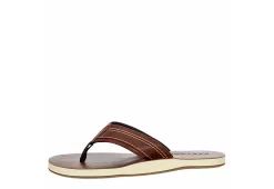 Restoration Mens Delmare Flip Flop Sandal - Brown -Shoe Shop US 01 502362 03