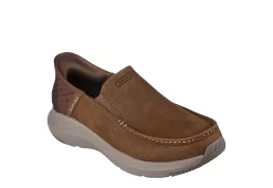 Skechers Mens Slip-ins Parson Slip On Sneaker - Brown
