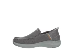 Skechers Mens Slip-ins Parson Slip On Sneaker - Grey -Shoe Shop US 01 502403 03