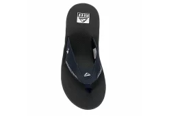 Reef Mens Fanning Flip Flop Sandal - Navy -Shoe Shop US 01 502408 05