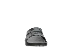Oofos Mens Ooahh Sport Slide Sandals - Black -Shoe Shop US 01 502411 02
