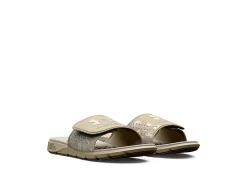 Under Armour Mens Ignite Pro Slide Sandal - Khaki