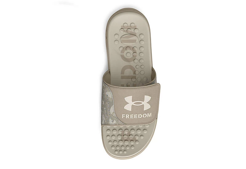 Under Armour Mens Ignite Pro Slide Sandal - Khaki 6 Under Armour Mens Ignite Pro Slide Sandal - Khaki - Image 4