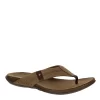 Franco Fortini Mens Newport Flip Flop Sandal - Tan -Shoe Shop US 01 502429 00