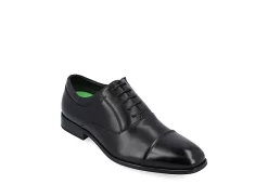 Vance Co Mens Bradley Cap Toe Oxford - Black
