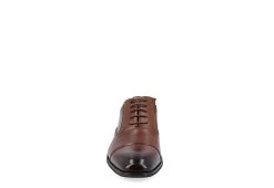 Vance Co Mens Bradley Cap Toe Oxford - Tan -Shoe Shop US 01 502472 02