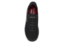 Skechers Mens Slip-ins Summits Colsin Slip Resistant Work Shoe - Black -Shoe Shop US 01 502506 05