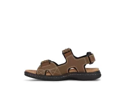 Dockers Mens Newpage Outdoor Sandals - Dark Tan -Shoe Shop US 01 502564 02