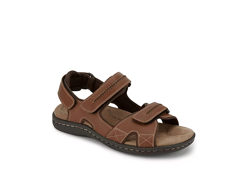 Dockers Mens Newpage Outdoor Sandals - Rust 3 Dockers Mens Newpage Outdoor Sandals - Rust