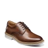 Florsheim Mens Norwalk Plain Toe Oxford - Cognac -Shoe Shop US 01 502665 00