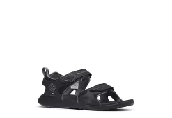 Columbia Mens Ankle Strap Outdoor Sandal - Black