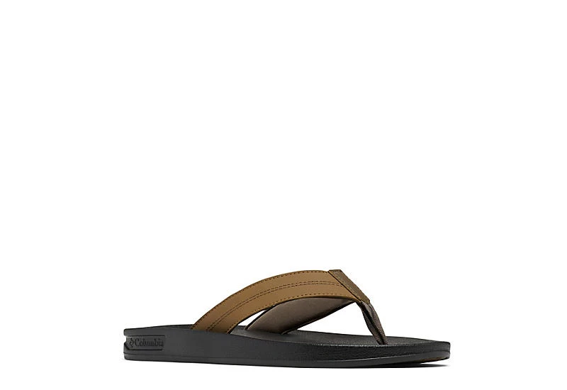 Columbia Mens Tidal Ray Pfg Flip Flop Sandal - Brown 3 Columbia Mens Tidal Ray Pfg Flip Flop Sandal - Brown