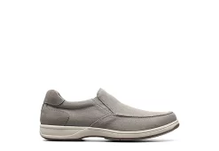 Florsheim Mens Lakeside Canvas Moc Toe Slip On Oxford - Grey -Shoe Shop US 01 502785 01