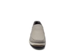 Florsheim Mens Lakeside Canvas Moc Toe Slip On Oxford - Grey -Shoe Shop US 01 502785 02