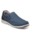 Florsheim Mens Lakeside Canvas Moc Toe Slip On Oxford - Navy