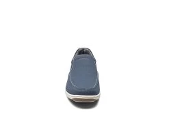 Florsheim Mens Lakeside Canvas Moc Toe Slip On Oxford - Navy -Shoe Shop US 01 502787 02