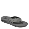 Reef Mens Fanning Flip Flop Sandal - Grey -Shoe Shop US 01 502817 00