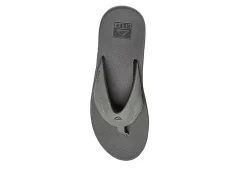 Reef Mens Fanning Flip Flop Sandal - Grey -Shoe Shop US 01 502817 02
