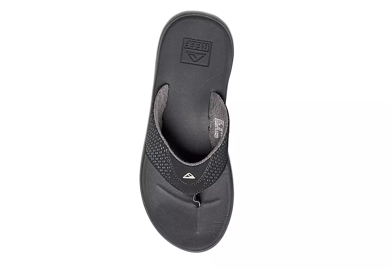 Reef Mens Rover Flip Flop Sandal - Black 5 Reef Mens Rover Flip Flop Sandal - Black - Image 3