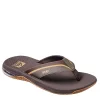 Reef Mens Anchor Flip Flop Sandal - Brown -Shoe Shop US 01 502843 00