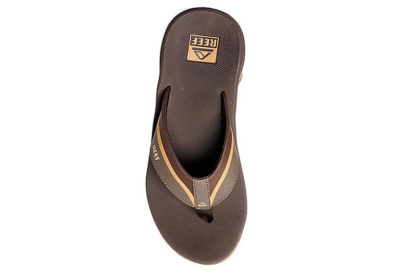 Reef Mens Anchor Flip Flop Sandal - Brown 5 Reef Mens Anchor Flip Flop Sandal - Brown - Image 3