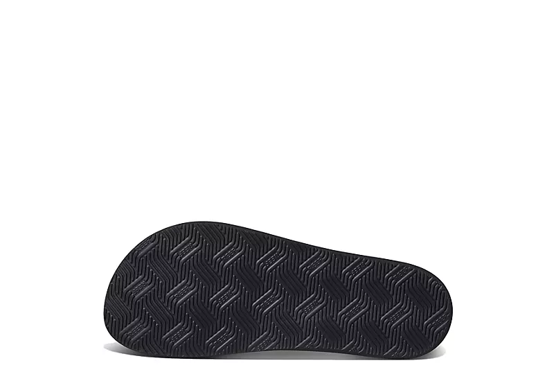 Reef Mens Cushion Dawn Flip Flop Sandal - Black 6 Reef Mens Cushion Dawn Flip Flop Sandal - Black - Image 4