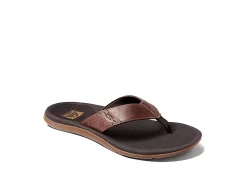 Reef Mens Santa Ana Flip Flop Sandal - Brown