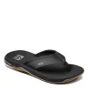 Reef Mens Anchor Flip Flop Sandal - Black