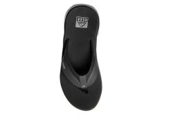 Reef Mens Anchor Flip Flop Sandal - Black -Shoe Shop US 01 502861 02