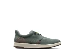 Florsheim Mens Crossover Canvas Plain Toe Slip On Sneaker - Green -Shoe Shop US 01 502872 01