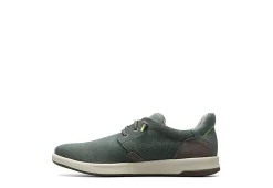 Florsheim Mens Crossover Canvas Plain Toe Slip On Sneaker - Green -Shoe Shop US 01 502872 03