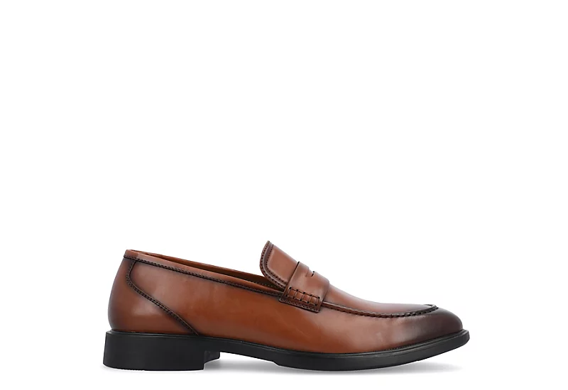 Vance Co Mens Keith Loafer Oxford - Chestnut 4 Vance Co Mens Keith Loafer Oxford - Chestnut - Image 2
