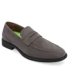 Vance Co Mens Keith Loafer Oxford - Grey