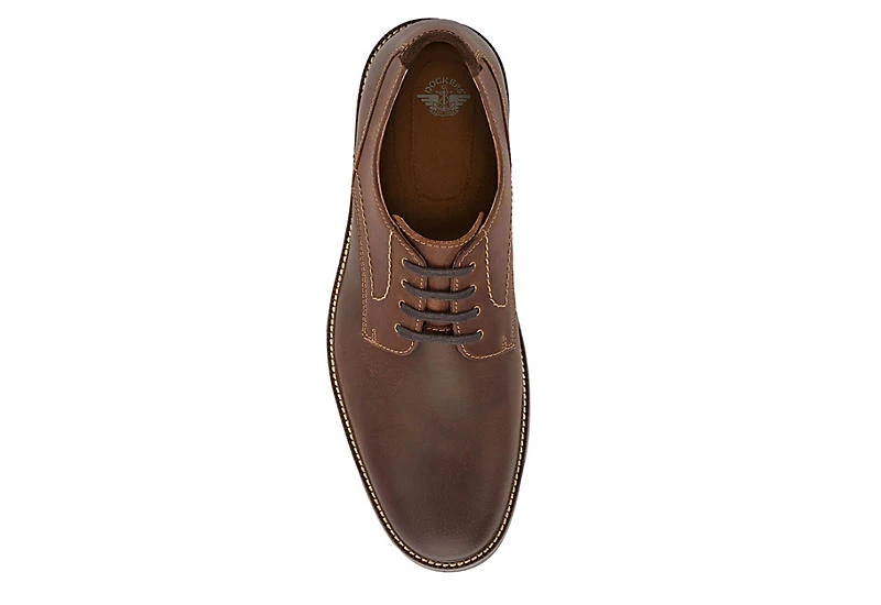 Dockers Mens Parkway Oxfords - Dark Brown 7 Dockers Mens Parkway Oxfords - Dark Brown - Image 5